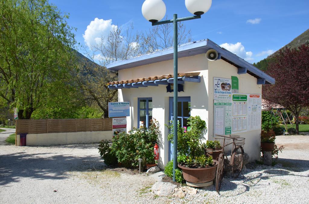 Camping Calme Et Nature Castellane Eksteriør billede